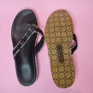 Coach flip flops